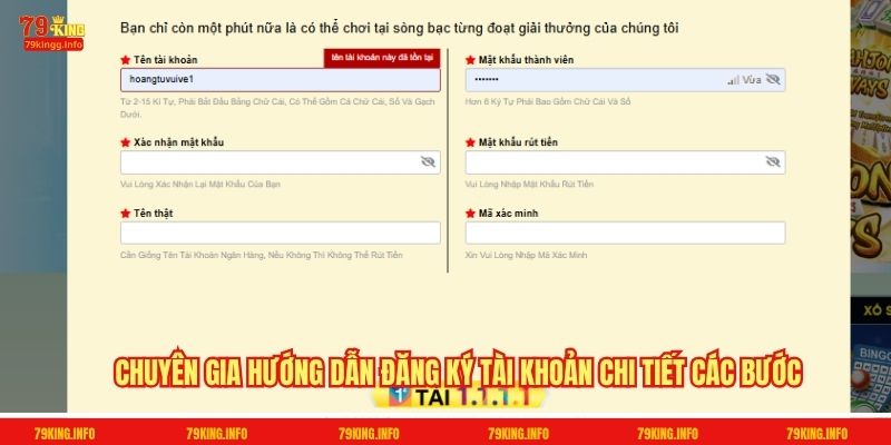 Chuyên gia hướng dẫn đăng ký tài khoản chi tiết các bước