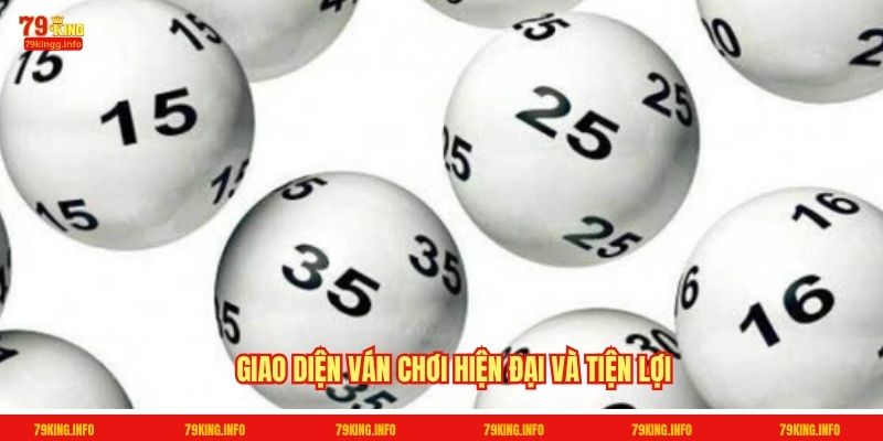 Giao diện ván chơi hiện đại và tiện lợi