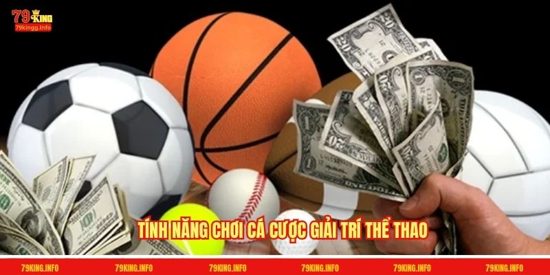 Tính năng chơi cá cược giải trí thể thao