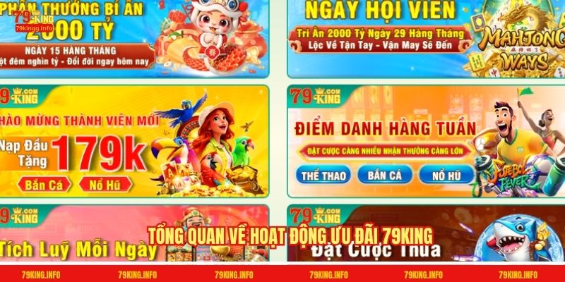 Tổng quan về hoạt động ưu đãi 79King